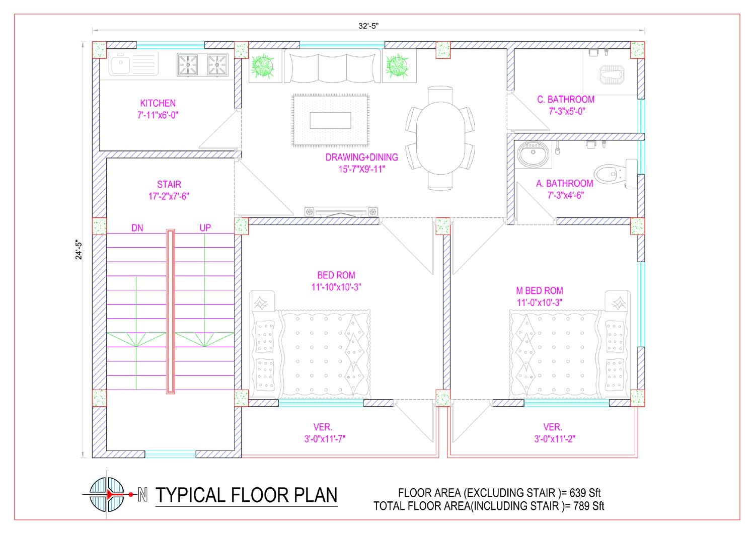 Free House Plan PDF for Practice