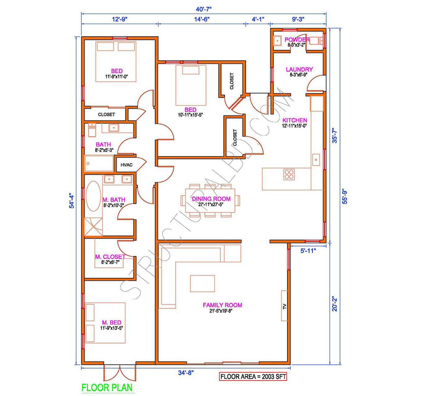 Single Family House Plan 04
