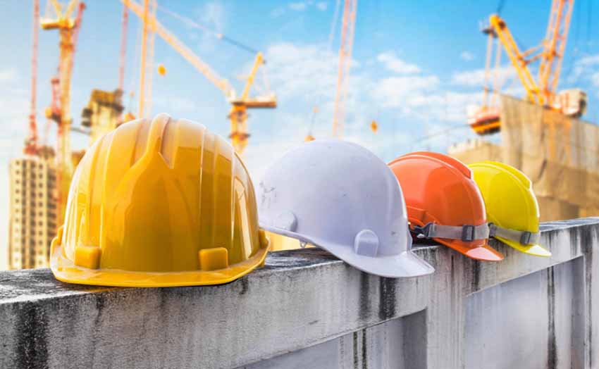 Construction safety helmet types