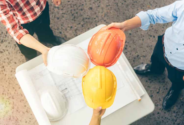 Major types of construction safety helmet